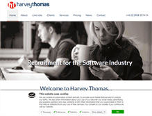 Tablet Screenshot of harvey-thomas.com